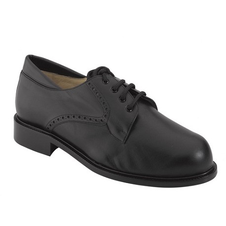 Zapato Cro. Negro Suela Cuero